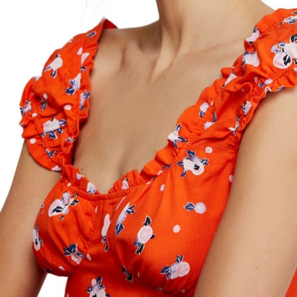 DONATED! Free People NWT Mini Dress Boho Chic! - Picture 4 of 8